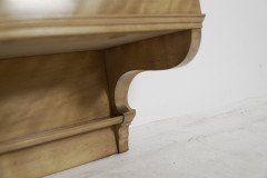 Collinson and Lock. an Aesthetic Movement Satin Walnut Breakfront Wall Cupboard - Thumbnail 15