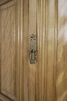 Collinson and Lock. an Aesthetic Movement Satin Walnut Breakfront Wall Cupboard - Thumbnail 7