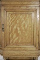 Collinson and Lock. an Aesthetic Movement Satin Walnut Breakfront Wall Cupboard - Thumbnail 6
