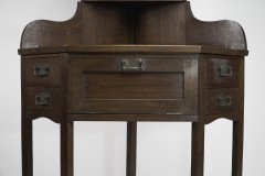 Liberty and Co. a Rare and Unusual Arts and Crafts Oak Corner Dressing Table - Thumbnail 9