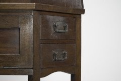Liberty and Co. a Rare and Unusual Arts and Crafts Oak Corner Dressing Table - Thumbnail 14
