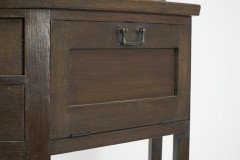 Liberty and Co. a Rare and Unusual Arts and Crafts Oak Corner Dressing Table - Thumbnail 13