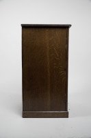 A Pair of Small Aesthetic Movement Oak Sets of Drawers - Thumbnail 7