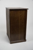 A Pair of Small Aesthetic Movement Oak Sets of Drawers - Thumbnail 8