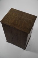 A Pair of Small Aesthetic Movement Oak Sets of Drawers - Thumbnail 12