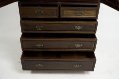 Morris and Co. a Superior Quality Aesthetic Movement Walnut Tallboy - Thumbnail 3