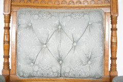 Bruce Talbert, attributed. Stamped Gillows – Aesthetic Movement Oak Armchair - Thumbnail 10