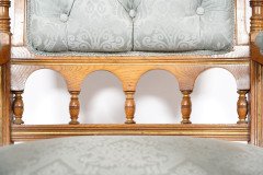 Bruce Talbert, attributed. Stamped Gillows – Aesthetic Movement Oak Armchair - Thumbnail 11