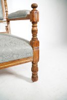 Bruce Talbert, attributed. Stamped Gillows – Aesthetic Movement Oak Armchair - Thumbnail 13