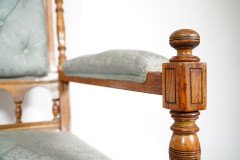 Bruce Talbert, attributed. Stamped Gillows – Aesthetic Movement Oak Armchair - Thumbnail 15