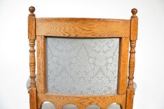 Bruce Talbert, attributed. Stamped Gillows – Aesthetic Movement Oak Armchair - Thumbnail 24