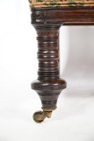 Collinson & Lock. A Rare Aesthetic Movement Rosewood Side Chair with Finely Carved & Turned Details - Thumbnail 13