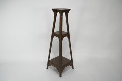 Liberty and Co (Attributed) – Arts and Crafts Oak Plant Stand - Thumbnail 3