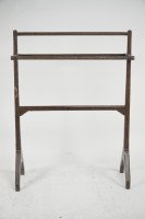 An Aesthetic Movement Oak Towel Rail - Thumbnail 3