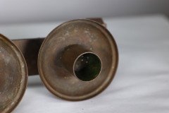 Pair of Gothic Revival Brass Candelabras with Graduated Candle Holders, c.1875 - Thumbnail 15