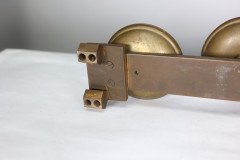 Pair of Gothic Revival Brass Candelabras with Graduated Candle Holders, c.1875 - Thumbnail 17