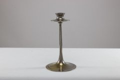 Dryad of Leicester. A Pair of Arts & Crafts Silver Plated on Brass Candlesticks - Thumbnail 3