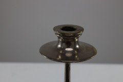 Dryad of Leicester. A Pair of Arts & Crafts Silver Plated on Brass Candlesticks - Thumbnail 8