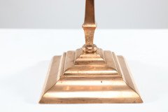 W. A. S. Benson – Pair of Arts & Crafts Copper and Brass Candlesticks - Thumbnail 16