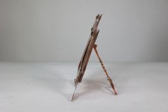 J & F Pool – Arts and Crafts Hammered Copper Picture Frame with Writhen Stand - Thumbnail 3
