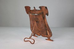 J & F Pool – Arts and Crafts Hammered Copper Picture Frame with Writhen Stand - Thumbnail 6