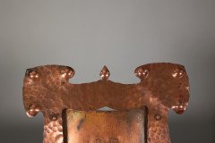 J & F Pool – Arts and Crafts Hammered Copper Picture Frame with Writhen Stand - Thumbnail 9