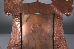 J & F Pool – Arts and Crafts Hammered Copper Picture Frame with Writhen Stand - Thumbnail 10