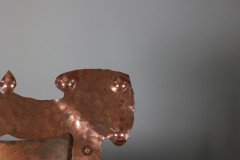 J & F Pool – Arts and Crafts Hammered Copper Picture Frame with Writhen Stand - Thumbnail 11