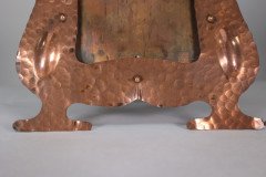 J & F Pool – Arts and Crafts Hammered Copper Picture Frame with Writhen Stand - Thumbnail 12