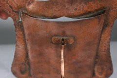 J & F Pool – Arts and Crafts Hammered Copper Picture Frame with Writhen Stand - Thumbnail 13