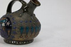 Imperial Amphora Austrian An Art Nouveau wine jug with Father Christmas & a tree - Thumbnail 13