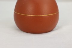 Prattware – Gothic Revival Terracotta Jug with Gilded Line Decoration - Thumbnail 13