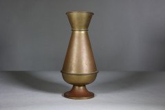 Large Gothic Revival Heavy brass jug with angular handle, c.1870 - Thumbnail 5