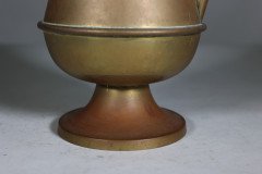 Large Gothic Revival Heavy brass jug with angular handle, c.1870 - Thumbnail 15