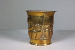 Margaret Gilmour School – Arts & Crafts Brass Planter with Galleon Scene - Thumbnail 7