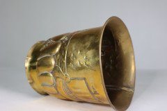 Margaret Gilmour School – Arts & Crafts Brass Planter with Galleon Scene - Thumbnail 12