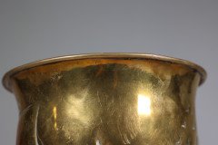 Margaret Gilmour School – Arts & Crafts Brass Planter with Galleon Scene - Thumbnail 15