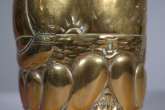 Margaret Gilmour School – Arts & Crafts Brass Planter with Galleon Scene - Thumbnail 16