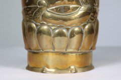 Margaret Gilmour School – Arts & Crafts Brass Planter with Galleon Scene - Thumbnail 19