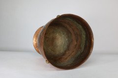 Alexander Ritchie of Iona Style. A Large Hand Hammered Heavy Gage Copper Planter - Thumbnail 6
