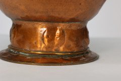 Alexander Ritchie of Iona Style. A Large Hand Hammered Heavy Gage Copper Planter - Thumbnail 12