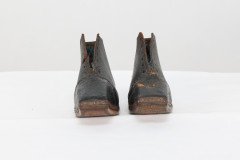 Victorian, c.1870 Handmade Leather Baby Shoes - Thumbnail 2