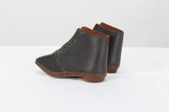 Victorian, c.1870 Handmade Leather Baby Shoes - Thumbnail 5