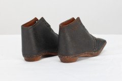 Victorian, c.1870 Handmade Leather Baby Shoes - Thumbnail 7