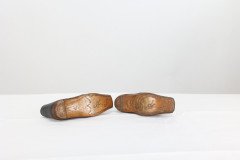 Victorian, c.1870 Handmade Leather Baby Shoes - Thumbnail 8