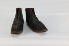 Victorian, c.1870 Handmade Leather Baby Shoes - Thumbnail 11