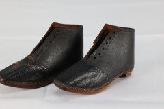 Victorian, c.1870 Handmade Leather Baby Shoes - Thumbnail 12