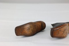 Victorian, c.1870 Handmade Leather Baby Shoes - Thumbnail 13