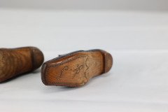 Victorian, c.1870 Handmade Leather Baby Shoes - Thumbnail 14