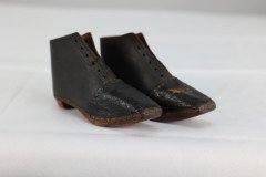 Victorian, c.1870 Handmade Leather Baby Shoes - Thumbnail 19